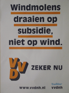 Ook de VVD heeft haar bedenkingen over windturbines